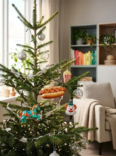A Playful Mix With One Unexpected Ornament
