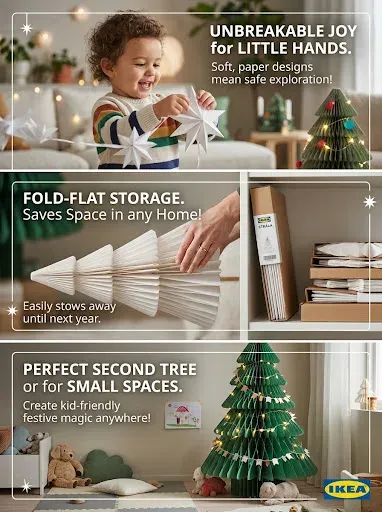 A Ribbon Caascade That Fills a Thin Tree