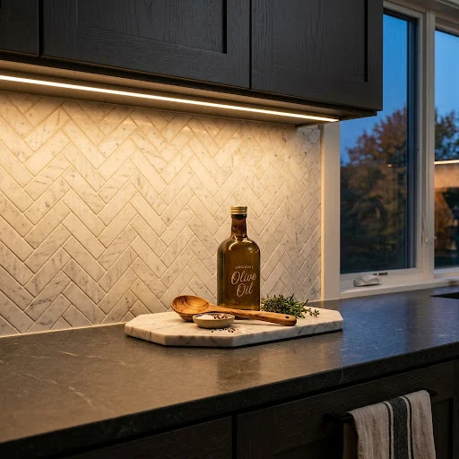 Marble Tray Countertop Vignette